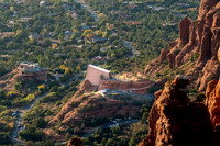 Sedona, AZ Chapel of the Holy Cross, Aerial View