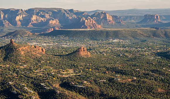 Sedona, AZ Aerial View